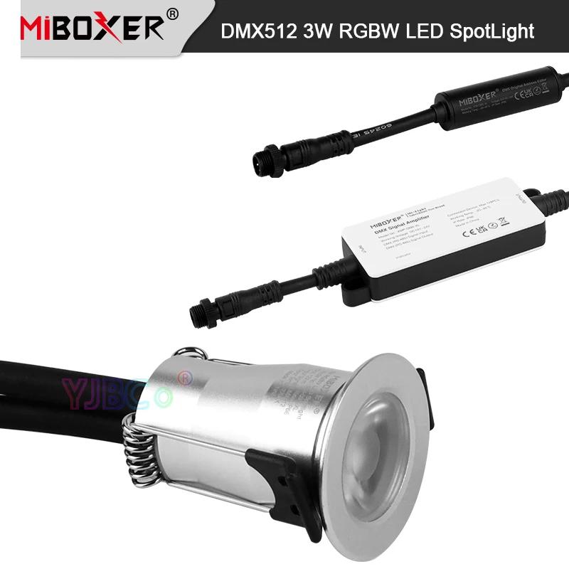 Miboxer 12V DC 3W 24V 5W 9W RGBW , DMX512 LED  ,  IP68 DMX ȣ ,  巹 